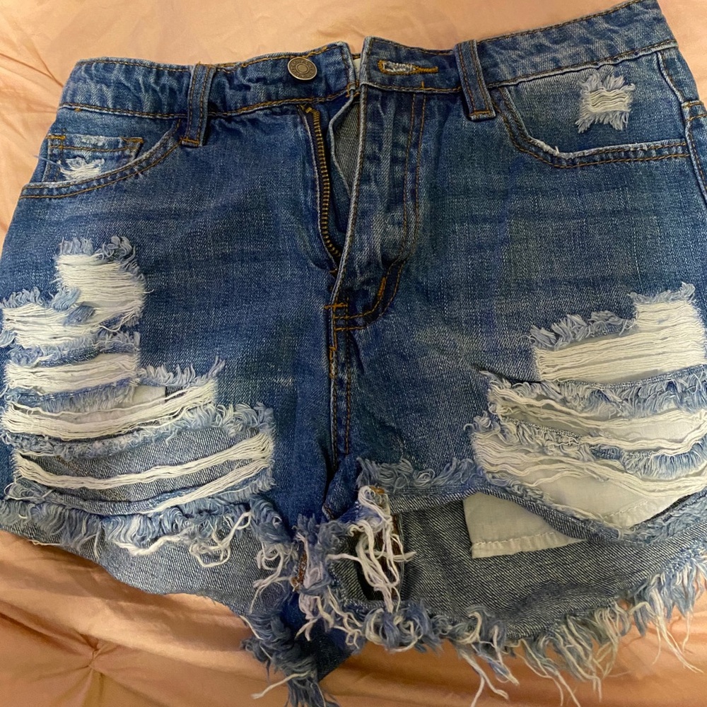 Nature denim shorts